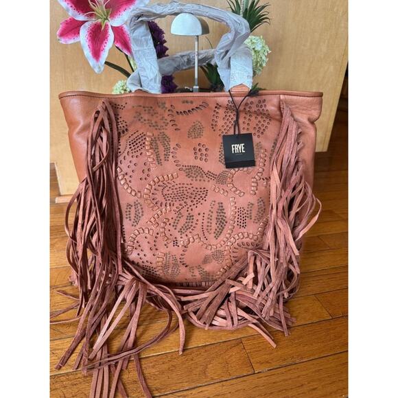 NWT FRYE TAN VIVIAN TOTE BAG PURSE (pu500